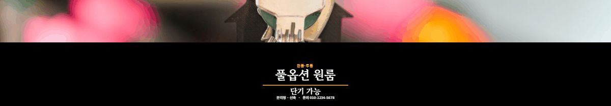 원룸·투룸 · 풀옵션 원룸