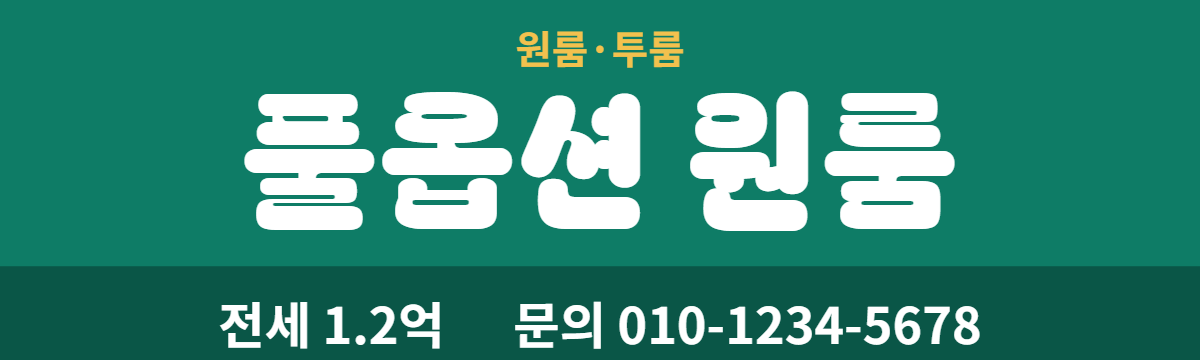 원룸·투룸 · 풀옵션 원룸 16